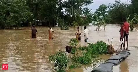 Assam Flood Situation Grim Over 42000 People Affected The Economic