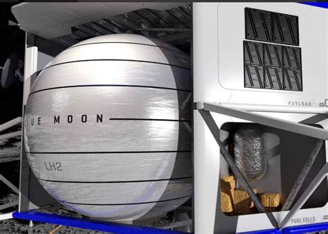 In Photos Jeff Bezos Unveils Blue Moon Lunar Lander