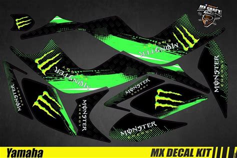 Kit Déco Quad pour Atv Decal Kit for Yamaha Raptor Monster eBay