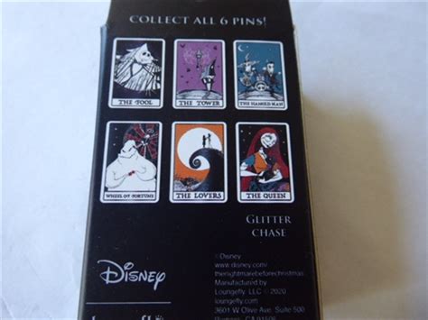 Disney Trading Pin Loungefly The Nightmare Before Christmas Tarot Card