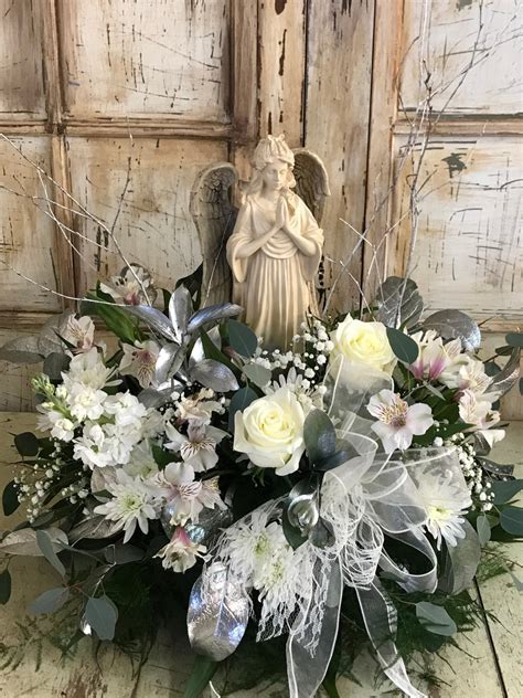 Angel Statue Arrangement Monessen Florist