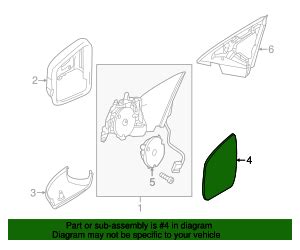 2007 2015 Mercedes Benz Mirror Glass Left 212 810 33 21 Mercedes