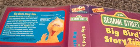 Sesame Street Big Birds Story Time Big Bird Sings Pal Vhs Video Kids