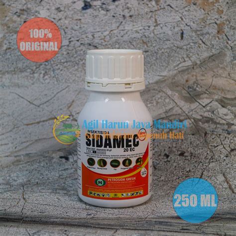 Jual Sidamec 20 Ec 250 Ml Inesektisida Abamectin Benih Untuk Hama Serangga Pada Tanaman Shopee