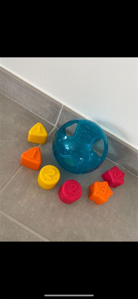 Jouet Motricit Boule Avec Formes Playgio Beebs