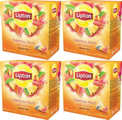 Lipton Herbata Owoce Tropikalne Piramidki Szt X Erli Pl