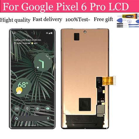 Novo AMOLED 6 71 Para O Google Pixel 6 Pro Display LCD Touch Screen