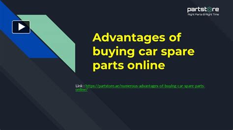 Ppt Advantages Of Buying Car Spare Parts Online Powerpoint Presentation Free To Download