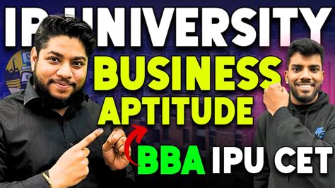 Ip University Bba Entrance Exam Business Aptitudesyllabus Strategy Ipu