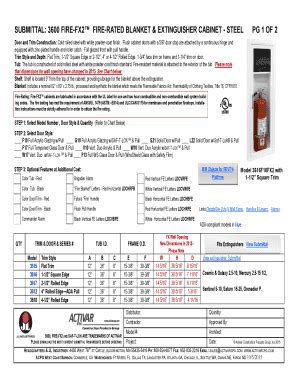 Fillable Online Submittal Steel Fx Fire Rated Activar Construction