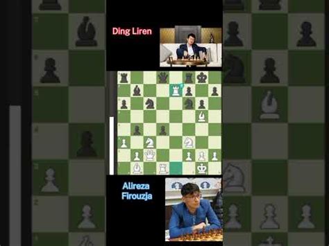 Ding Liren Vs Alireza Firouzja Tata Steel Master Youtube