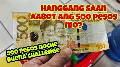 Hanggang Saan Aabot Ang Pesos Mo Pesos Noche Buena Challenge