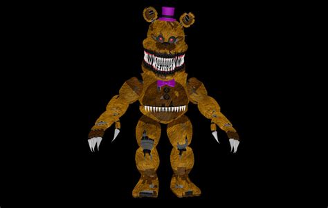 MMD- Nightmare Fredbear by OscartheChinchilla on DeviantArt