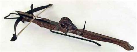 Medieval Crossbows Carved Wood Ram S Head