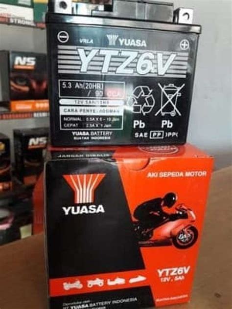 Promo Aki Motor Honda Vario Ytz V Yuasa Accu Kering Original Ori