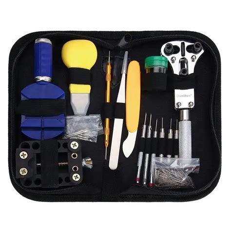 162 Pcs Professional Watch Case Holder Tools Set For Watch Case Opener