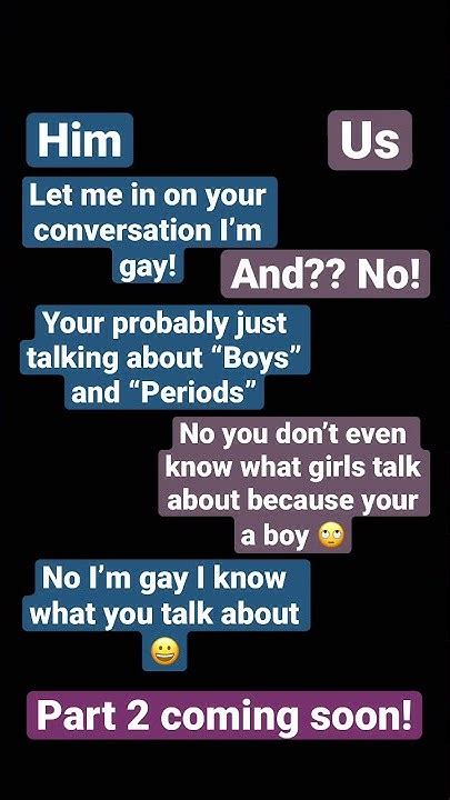 He Thinks Because Hes Gay He Can Join The Girl Talk 🙄 No Short