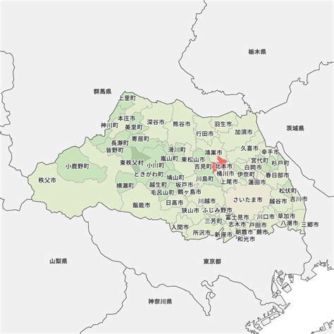 埼玉県北本市の地図 Map It マップ・イット