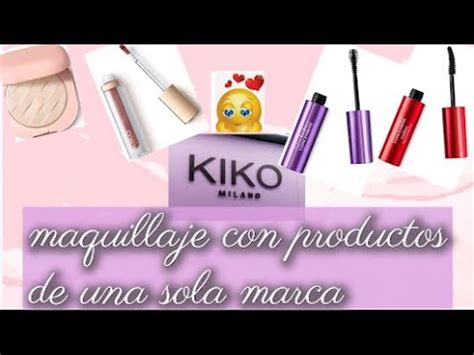 MAQUILLAJE COMPLETO CON UNA SOLA MARCA KIKO MILANO YouTube