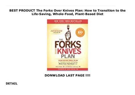 Best Product The Forks Over Knives Plan How To Transition To The Lif…