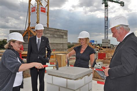 Grundsteinlegung Forschungsneubau Campus Forschungsflughafen TU