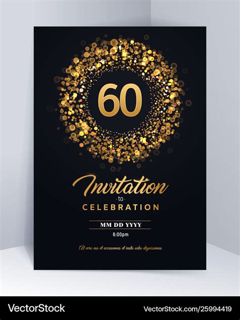 60th Wedding Anniversary Invitations