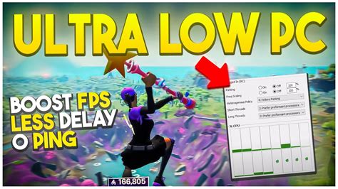 ULTIMATE ULTRA LOW PC FPS BOOST Guide For Fortnite Fix FPS Drops