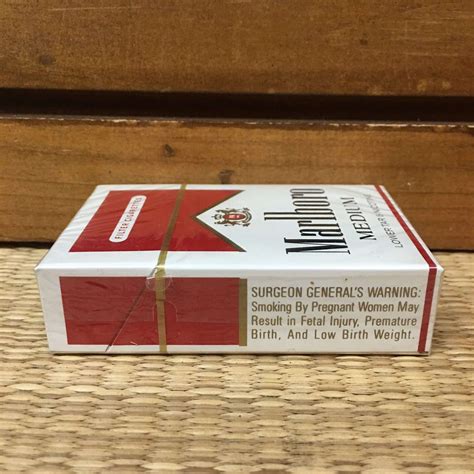 Marlboro Medium Filter Cigarette Hard Pack By Philip Morris Inc