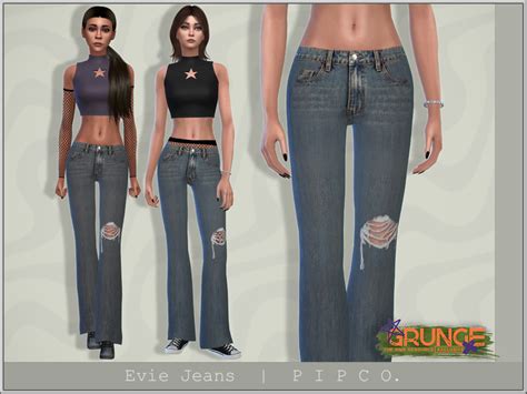 The Sims Resource Evie Jeans Bootcut