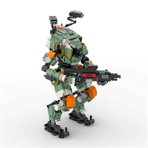 Bt 7274 Vanguard Class Titan Moc Building Blocks Titanfall 2 Bricks Toy