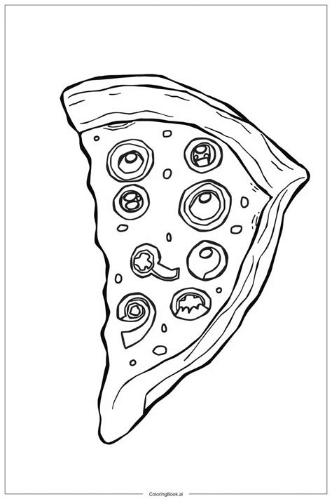 Pizza Tower Scene Simplified Coloring Page Free Pdfandpng Printable