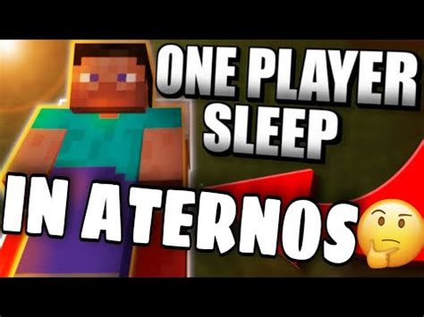 How To Install One Player Sleep Mod In Server Aternos Me Server Ip