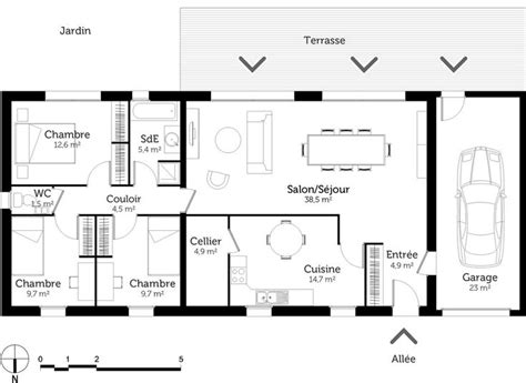 Plan Maison Rectangulaire How To Plan Floor Plans House Plans