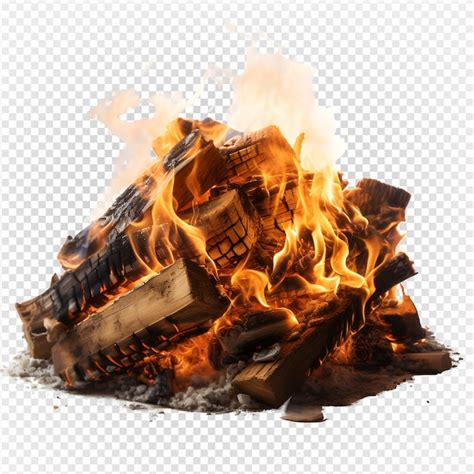 Premium PSD Campfire Isolated On Transparent Background Bonfire Png