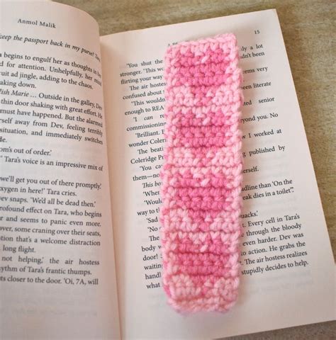 Crochet Hearts Bookmark In 2024 Crochet Heart Heart Bookmark Crochet Patterns