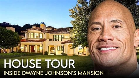 Dwayne Johnson House Tour Million Beverly Hills Mansion More