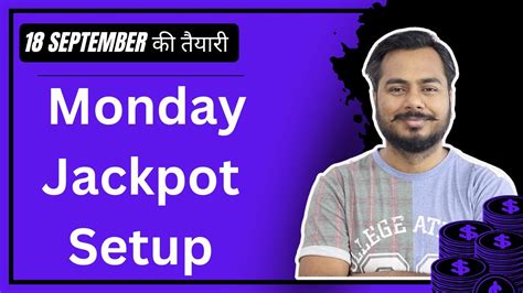 Monday Jackpot Setup Nifty Analysis Prediction Bank Nifty