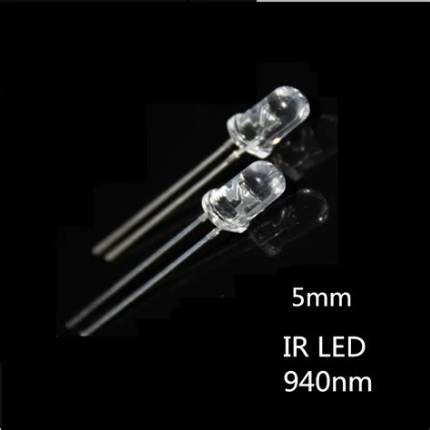 1000pcslot 3mm 5mm 940nm Ir Receiver Led Diode Emitter Through Hole