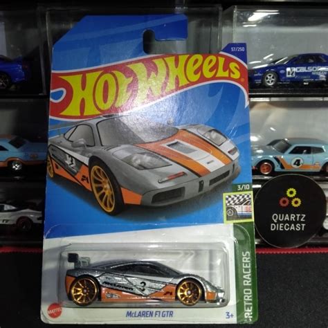 Jual Hot Wheels Mclaren F Gtr Silver Metallic Shopee Indonesia