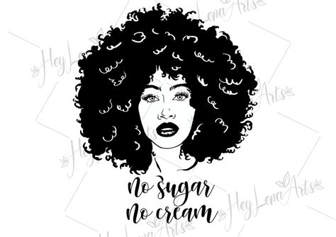 Black Woman Svg Afro Queen Svg African American Svg Melanin Svg