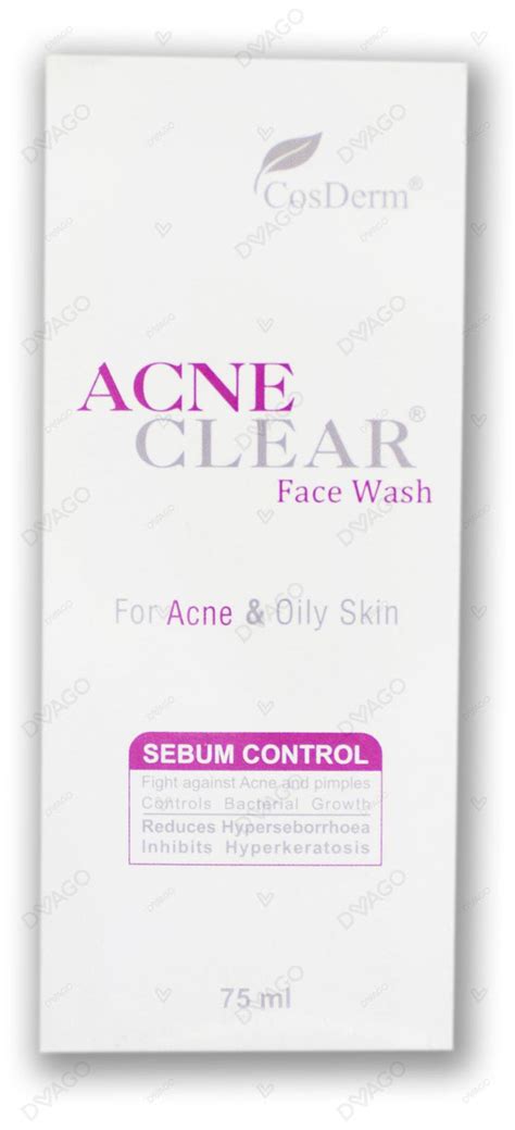 Buy Acne Clear Face Wash 75ml | Online Pharmacy Service — DVAGO®