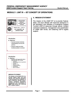 Fillable Online Fema Fema Incident Support Team Applications Form Fax