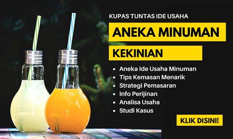 Peluang Usaha Bisnis Minuman Homecare24