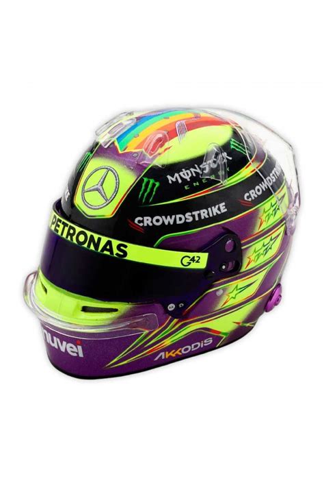 Mini Helmet 1:5 Lewis Hamilton 'Mercedes 2023' | GPBox