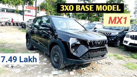 Mahindra XUV 3XO MX1 BASE MODEL REVIEW 2024 Features Mileage