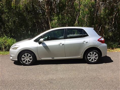 Silver Toyota Corolla Hatchback