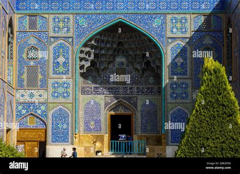 Sheikh Lotfollah Mosque World Heritage Isfahan Iran Stock Photo Alamy