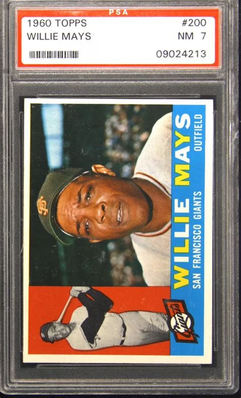 Willie Mays 1960 Topps 200 Base Price Guide Sports Card Investor