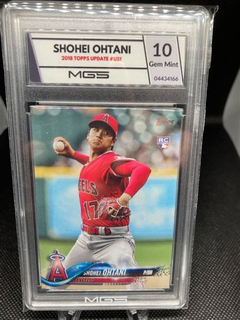 Mlb Shohei Ohtani Us Rc Mgs Psa Yahoo