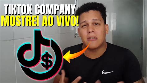 Tik Tok Company Funciona Tiktok Company Contei Toda A Verdade Tik